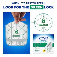 Zevo Compact Flying Insect Trap Official Refill Cartridges – Fits White