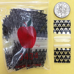 3434 MINI DESIGN ZIP BAGS 3/4″ X 3/4″ / 100PCS / 36 DSN TO CHOOSE, READ DETAILS