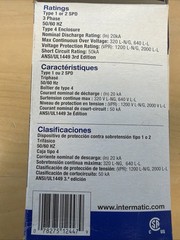 Intermatic AG4803C3 ArresterGuard Indicating Surge Protective 277/480