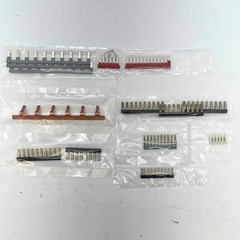 Mixed Lot of 5–10 Pole Push-In Jumper Bars New Open Box Terminal Block Connector