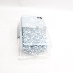 Everbilt Non-Welded Double Loop Chain Zinc Plated Steel #1 10-ft 803062