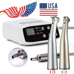 Dental Brushless Electric MicroMotor/ 1:1 1:5 Increasing LED Optic Handpiece