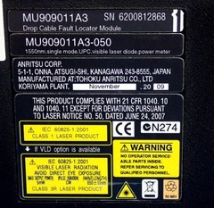 ANRITSU NETWORK MASTER MT9090A Fiber Optic Cable Tester
