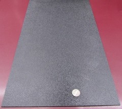 ABS Sheet Haircell Textured, 1 Side, Black, .094″ (3/32″) x 12″ x 24″, 4 Units