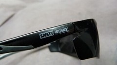 Lot of 2 – Assorted Safety Sunglasses Glasses Z87+ Black Full Rim Frame