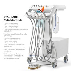 Dental Portable Mobile Delivery Unit System Cart /Dental Suction System Pump