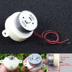 Mini DC3-9V Low Speed High Torque Gear Motor No-Load Speed 21RPM Micro Gearbox