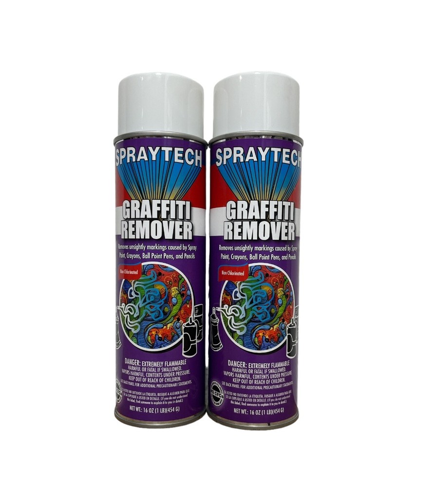 (Pack of 2) SPRAYTECH Graffiti remover Heavy duty commercial grade 16OZ