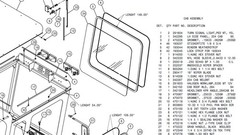 Hagie 204SP Sprayer see S/N in description Spare Parts List Manual PDF USB