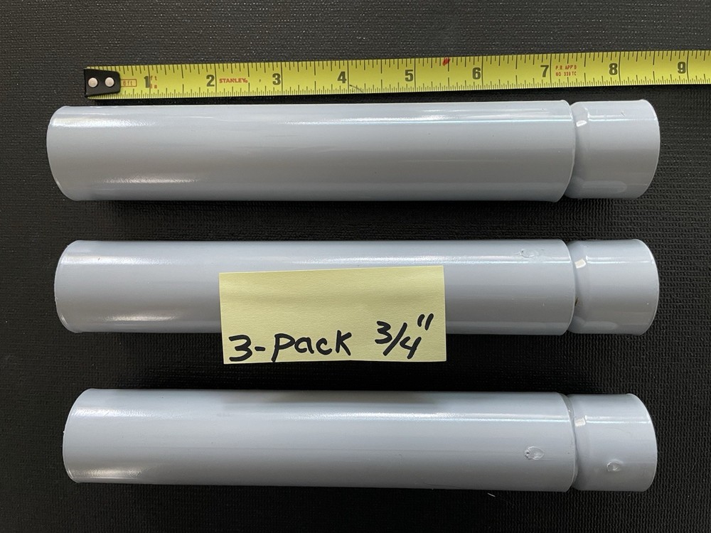 3/4”Cantex Expansion Conduit Coupling, 3/4 In, Coupling, Pvc, Plain 3-Pack