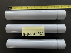 3/4”Cantex Expansion Conduit Coupling, 3/4 In, Coupling, Pvc, Plain 3-Pack