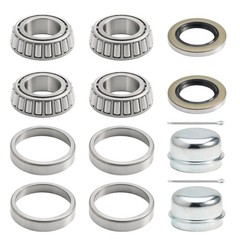 2 Set Fits for 1” Axles Trailer Wheel Hub Bearings Kit, L44643/L44610,1.000″ ID