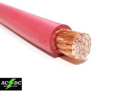 WELDING CABLE 3/0 RED 40 ft BATTERY LEADS USA NEW Gauge Copper AWG 600V SAE