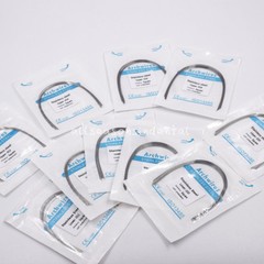 10 Pcs Dental Orthodontic Stainless Steel Round Arch Wires Ovoid/Natural/Square