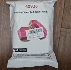 3M 60926 Multi Gas Vapor Cartridge P100 Filter – 2 Cartridges *NEW*
