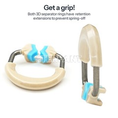 3D Separator Dental Matrix Bands Rings Clamp Clip Titanium Matrices Fit Garrison