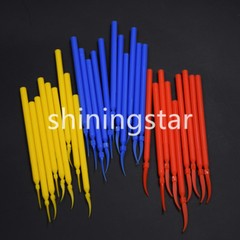 100 Pcs Dental Disposable Plastic Wedge Long Handle Large/Medium/Small