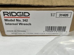NEW Ridgid 31405 342 Internal Wrench 4 1/2″, 1″ – 2″ Pipe Capacity, 15/8 lbs
