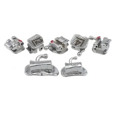 Dental Orthodontic Brackets Self Ligating Braces Metal Ceramic Roth MBT 022 345