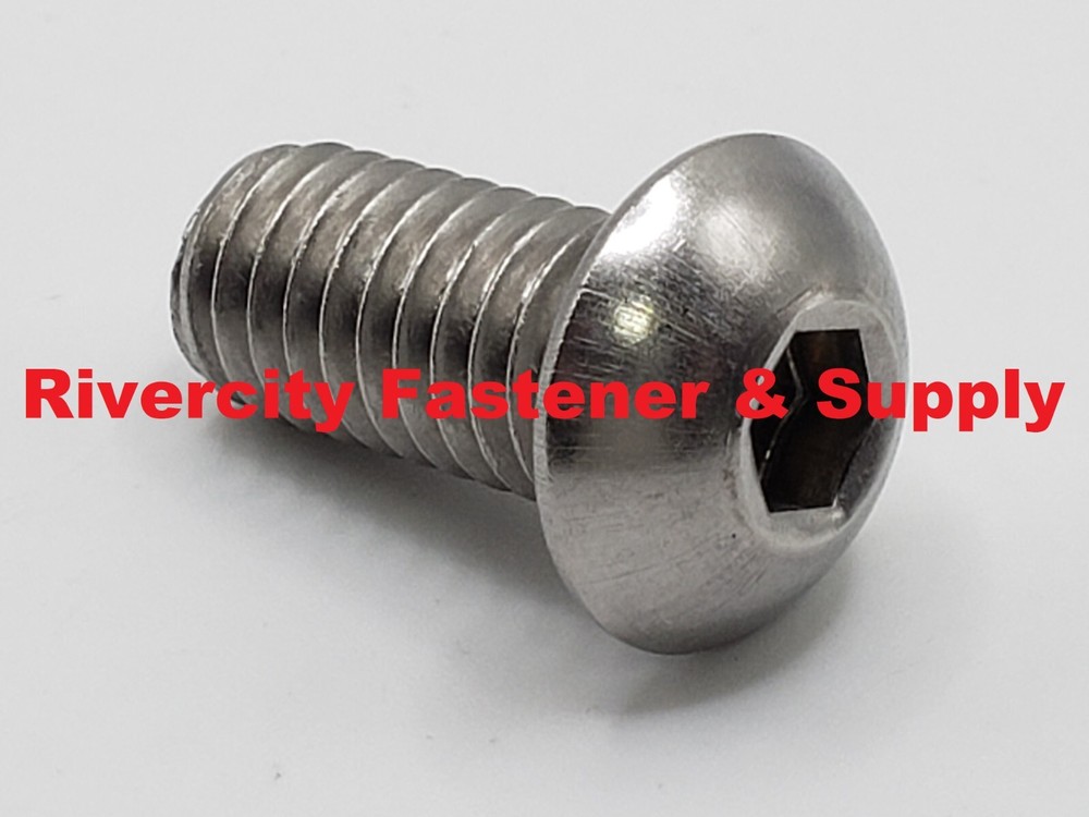 3/8-16×3/4 Stainless Button Allen Head Bolts 3/8×16 x .75 Screws 3/8×16 x 3/4″