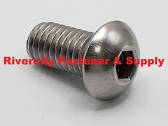 3/8-16×3/4 Stainless Button Allen Head Bolts 3/8×16 x .75 Screws 3/8×16 x 3/4″