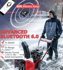 Bluetooth Hearing Protection Headphones, 30dB Noise Reduction Ear Muffs, 120H Pl