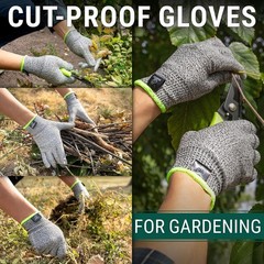 Wood Carving Gloves – Cutting Cut Resistant Gloves Level 5 for Whittling, Woo…