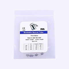 1040 Dental ligature Ties Buccal Tube MBT Roth Edgewise 1st 2nd 018 022 Bondable