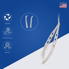 Inamura Capsulorhexis Forceps Cross action Tip Ophthalmic instruments