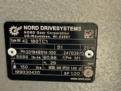 👀 NEW NORD 60.66:1 GEAR REDUCER 1-1/2″ BORE 2-7/8″ x 3-1/2″ SHAFT SK42 180TC1