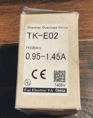 FUJI 0.95-1.45A THERMAL OVERLOAD RELAY TK-E02 New Old Stock