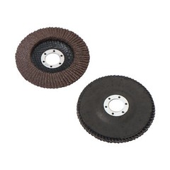 50 Pcs 4-1/2″×7/8″ 40 Grit Premium Zirconia Flap Disc Sanding Grinding Grey