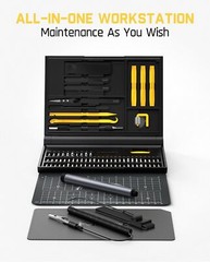 Fanttik E1 NEX Workstation Precision Electric Screwdriver Kit, 64 Magnetic Bits,