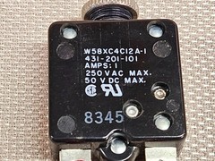 Potter & Brumfield W58XC4C12 Type Circuit Breakers 15 pcs Various Values USED