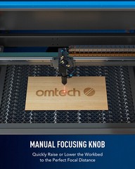 OMTech 80W 20″x28″ CO2 Laser Engraver Cutter Marker with CW5200 Water Chiller