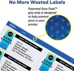 Avery TrueBlock Laser Shipping Labels 2″ x 4″ (5163) PICK YOUR OWN # OF LABEL