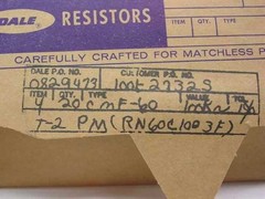 Dale CMF-60 100k OHM Resistors – NEW Pack of 20