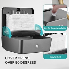 Paper Towel Dispenser Holder Wall Mount, Multifold/C Fold/Trifold Hand Towel …