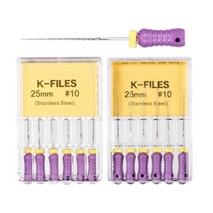 10Pack Dental Endo Root Canal H/K-Files Niti/Steel/Reamers 21/25/31 mm Hand Use