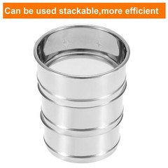 325 Mesh Lab Sieve 4″ Diameter Test Sieve 304 Stainless Steel Wire Cloth 0.04…