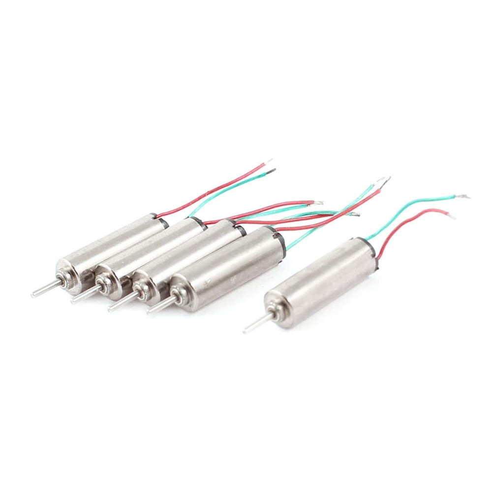 5pcs 1.5-3.3V 66000RPM 4x12mm Wired Connector Coreless Micro DC Motor – Airplane