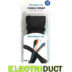 1.25″ Side Entry Cable Wrap Braided Sleeving – 10 Feet – Electriduct