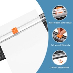 18″Length,10-Sheet Capacity Paper Cutter A3 Stack Portable Paper Trimmer
