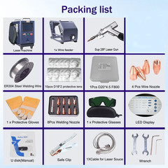 1500W 4in1 Handheld Laser Welding Cleaning Machine Air Cooling Welder