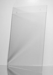 Dazzling Displays 10 Clear 8-1/2″ x 11″ Wall Mount Sign Holders