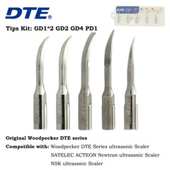 Woodpecker Dental Ultrasonic Scaler Tip Kit Scaling Endo Perio EMS DTE SATELEC