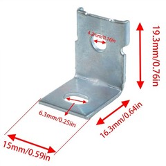 MHS012 Power Supply Fixing Bracket Kit Universal Switching PSU PC Case 20 PCS