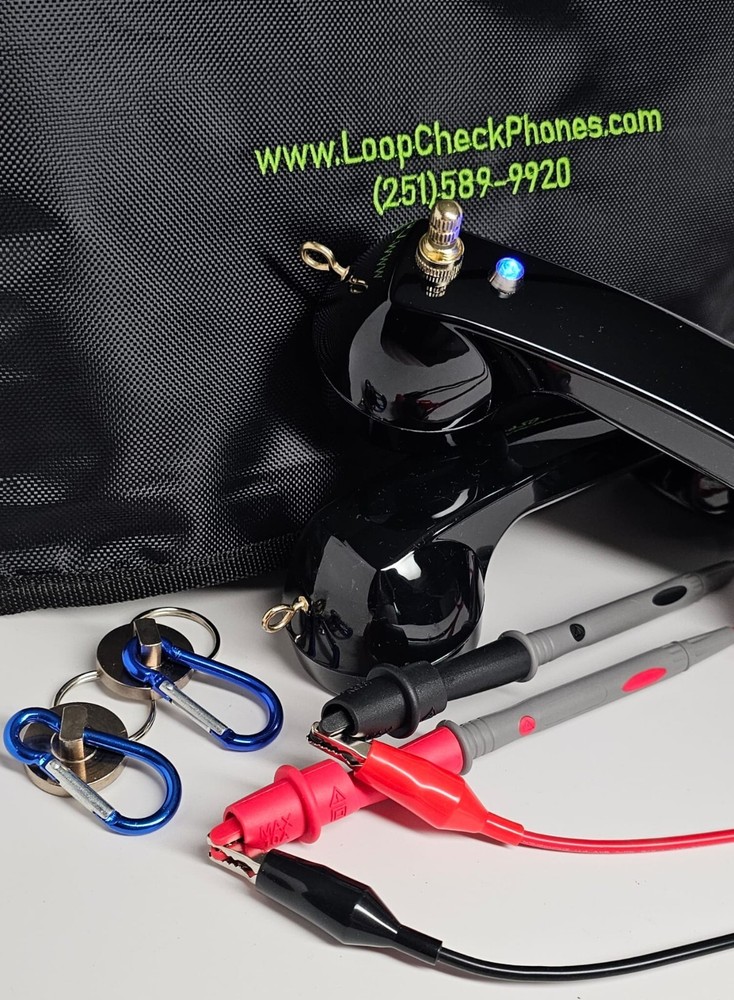 Loop Check Phones™ Continuity Test Electrician Phones™ JE002-M with MAGNETS