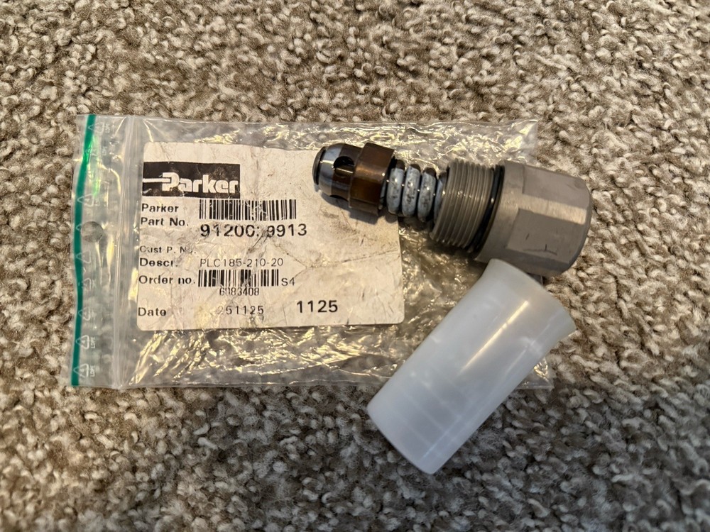 Parker Direct Acting Pressure Relief Valve 912009913 PLC185-210-20 **SEE DESC**