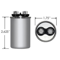 Jard 50.0 uF +/-6% 50/60Hz Motor Run Capacitor 370V Replaces 325P506H37N36N4X